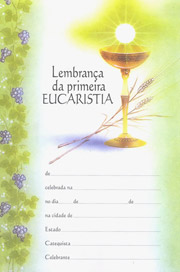 Primeira Eucaristia - Srie Diploma - 11 (Pacote com 25 unidades)