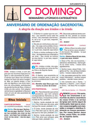 Suplemento 18 - Aniversrio de ordenao sacerdotal - (25 jogos = 100 folhetos)