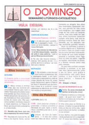 Suplemento 16 - Vigilia Exequial - (25 jogos = 100 folhetos)