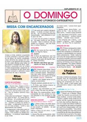 Suplemento 19 - Missa com Encarcerados - (25 jogos = 100 folhetos)