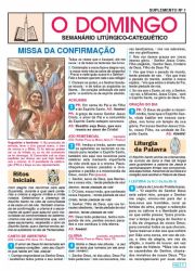 Suplemento 01 - Missa da Confirmao - (25 jogos = 100 folhetos)