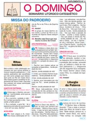 Suplemento 11 - Missa do Padroeiro - (25 jogos = 100 folhetos)