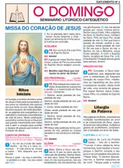 Suplemento 04 - Missa do Corao de Jesus - (25 jogos = 100 folhetos)